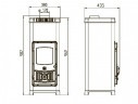 Plamen Dora 10 N черная эмаль 
