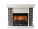 Камінний комплект ASTRA FLAME Манітоба Grey + Гефест
