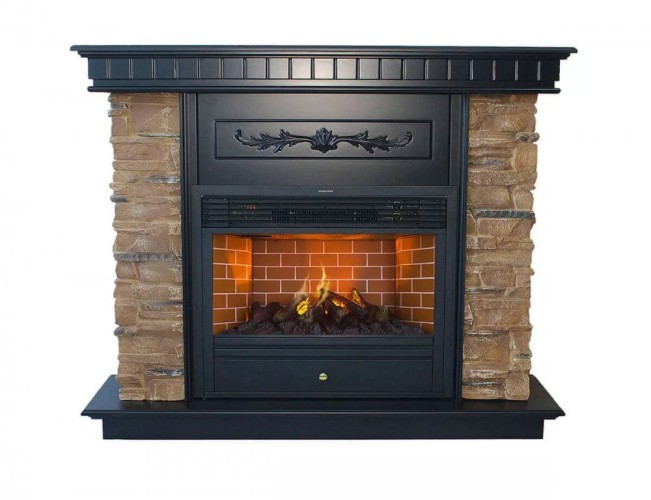 Камінний комплект Astra Flame Юта Brown