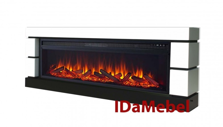 Каминокомплект IDaMebel Blanca Vision 60 LOG Color