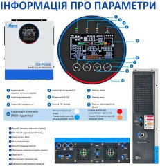 Солнечный гибридный инвертор AN-FGI-P6500 6,5 кВт