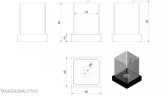 Биокамин TANGO 4 белый