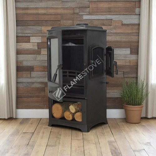 Чугунная печь-камин Flame Stove Lodi Side Cover с боковой дверцей