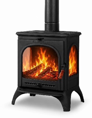 Печь-камин Flame Stove Modena Lux — 3 стекла
