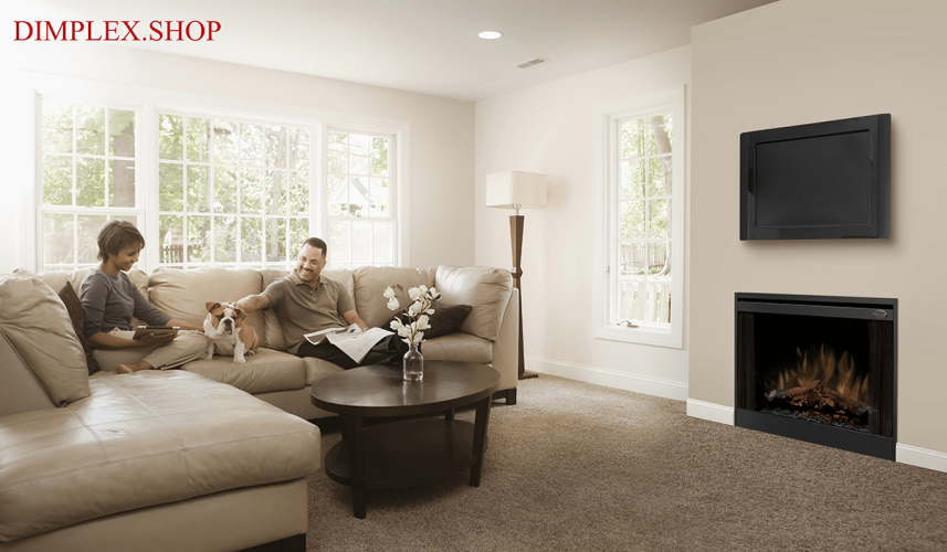 Електрокамін Dimplex Symphony 33" (DF3033-EU) з 3D-ефектом полум'я 