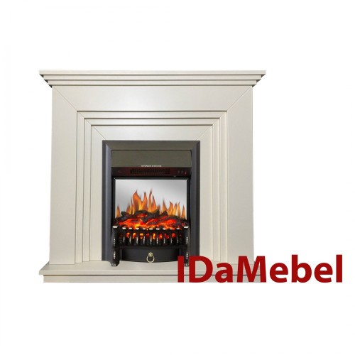 Камінокомплект IDaMebel Gloria Білий Fobos Black