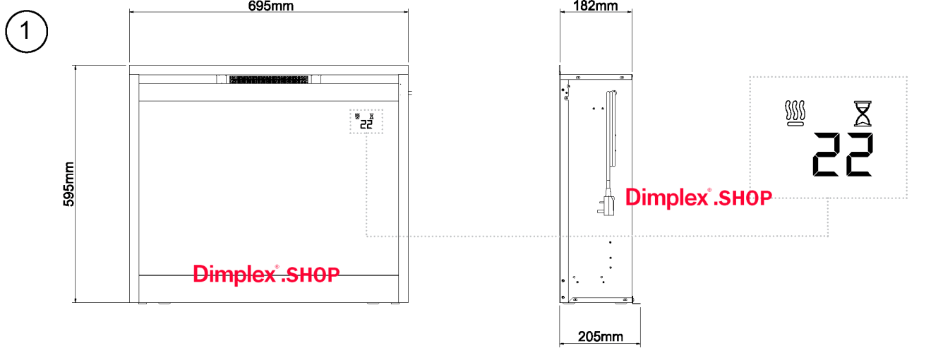 Электрокамин Dimplex Symphony 26 DF2624L-EU