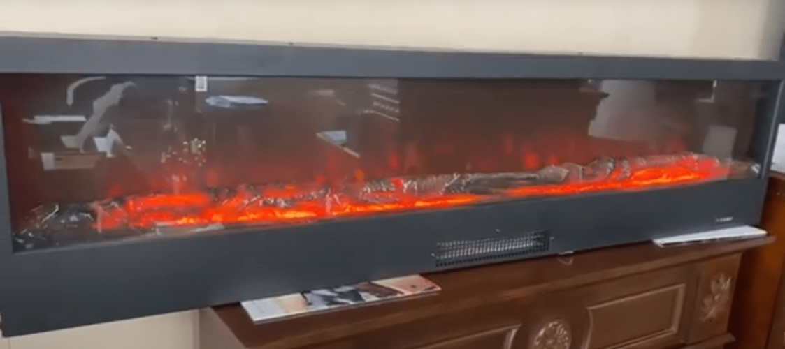 Электрокамин Bonfire Diamond 120 с эффектом объемного пламени