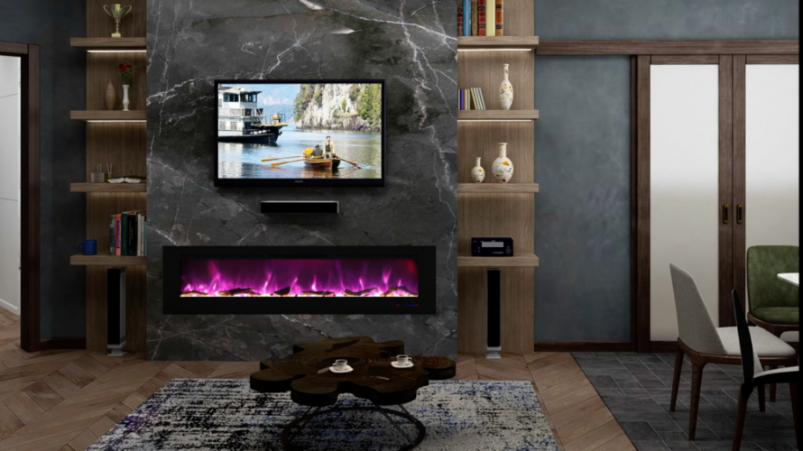 Електрокамін Royal Flame Galaxy 50 RF - реалістичний 3D-ефект полум'я з технологією Opti-Myst