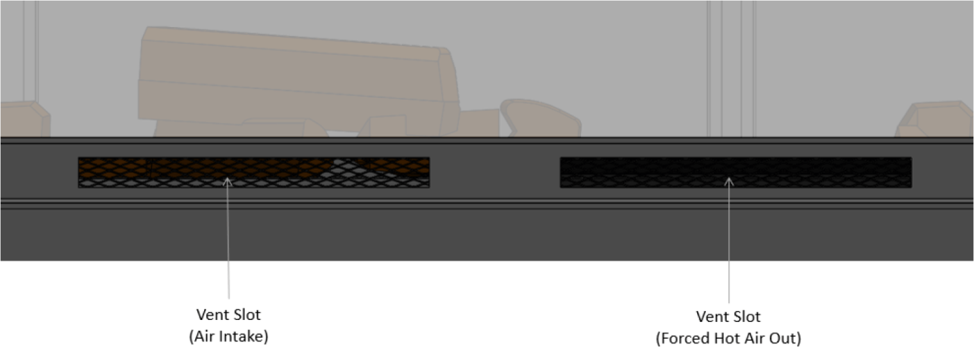 Трехсторонний электрокамин Dimplex Vista 70 III с эффектом тлеющих дров